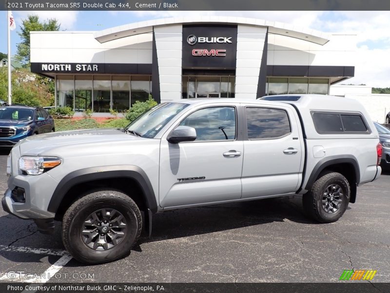 Cement / Black 2021 Toyota Tacoma SR5 Double Cab 4x4