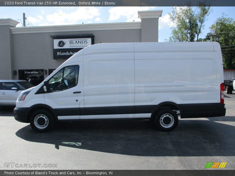 Oxford White / Ebony 2020 Ford Transit Van 250 HR Extended