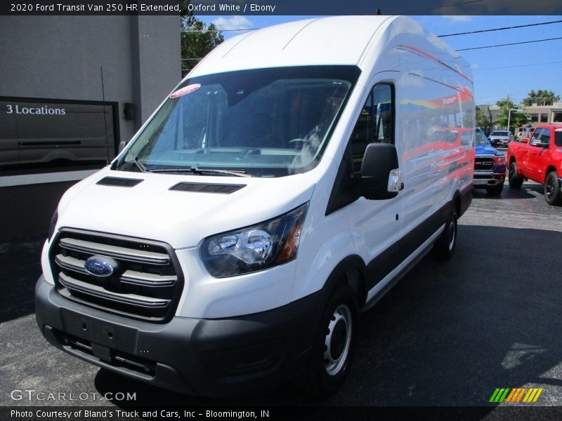 Oxford White / Ebony 2020 Ford Transit Van 250 HR Extended