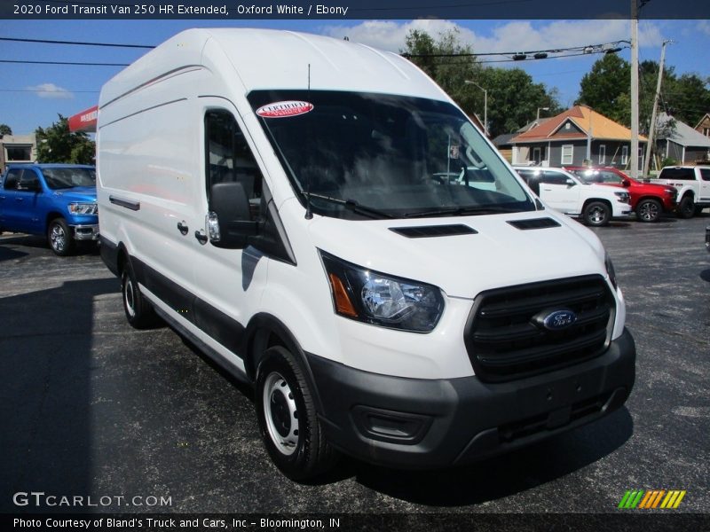 Oxford White / Ebony 2020 Ford Transit Van 250 HR Extended