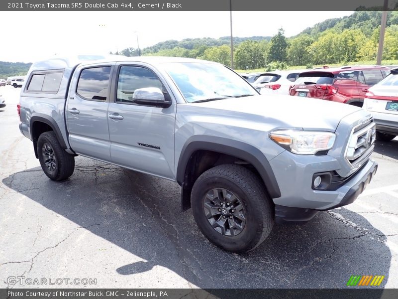 Cement / Black 2021 Toyota Tacoma SR5 Double Cab 4x4