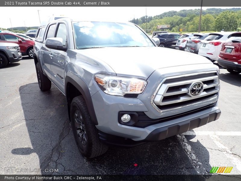 Cement / Black 2021 Toyota Tacoma SR5 Double Cab 4x4