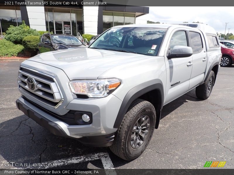Cement / Black 2021 Toyota Tacoma SR5 Double Cab 4x4