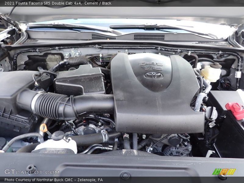 Cement / Black 2021 Toyota Tacoma SR5 Double Cab 4x4