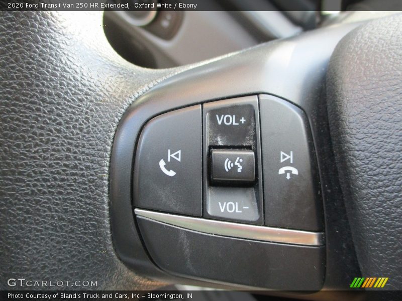 Oxford White / Ebony 2020 Ford Transit Van 250 HR Extended