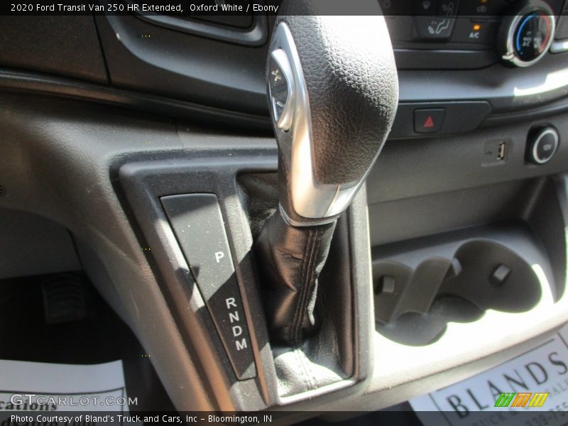 Oxford White / Ebony 2020 Ford Transit Van 250 HR Extended