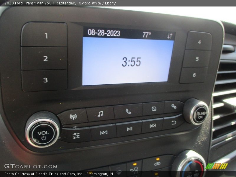 Oxford White / Ebony 2020 Ford Transit Van 250 HR Extended