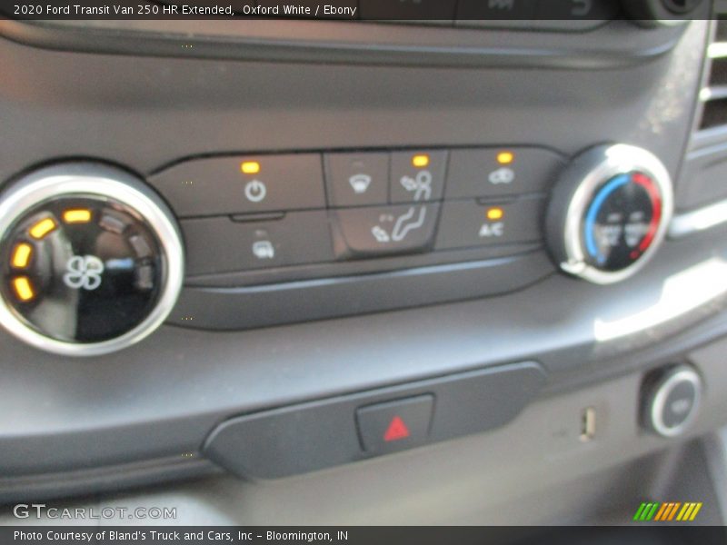 Oxford White / Ebony 2020 Ford Transit Van 250 HR Extended