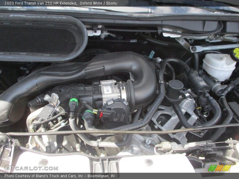 Oxford White / Ebony 2020 Ford Transit Van 250 HR Extended