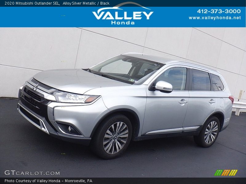 Alloy Silver Metallic / Black 2020 Mitsubishi Outlander SEL