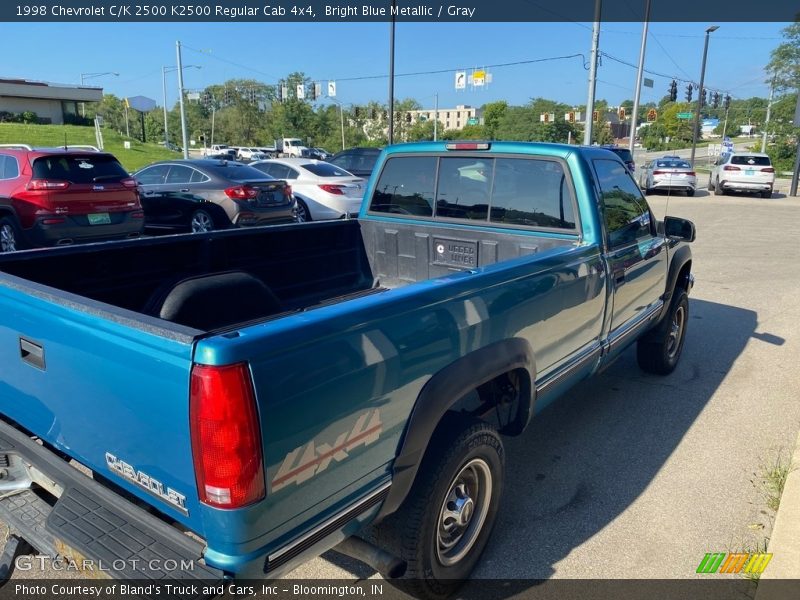 Bright Blue Metallic / Gray 1998 Chevrolet C/K 2500 K2500 Regular Cab 4x4