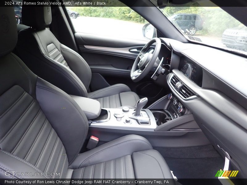 Front Seat of 2024 Stelvio Veloce AWD