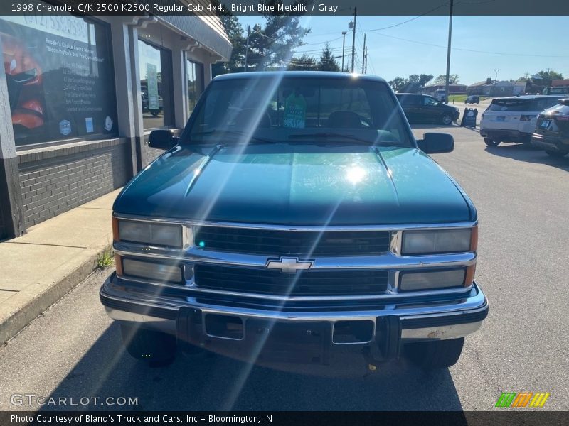 Bright Blue Metallic / Gray 1998 Chevrolet C/K 2500 K2500 Regular Cab 4x4