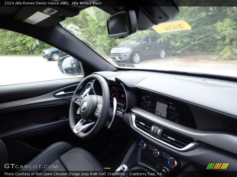 Alfa White / Black 2024 Alfa Romeo Stelvio Veloce AWD