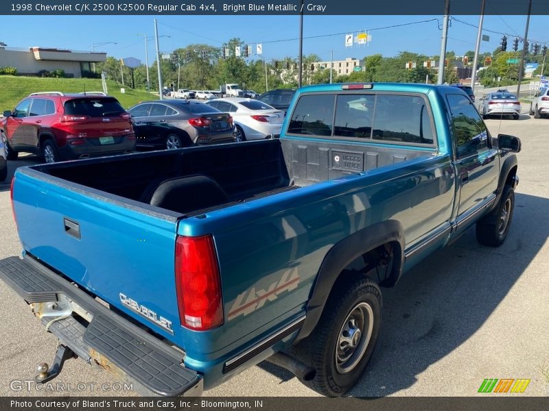 Bright Blue Metallic / Gray 1998 Chevrolet C/K 2500 K2500 Regular Cab 4x4