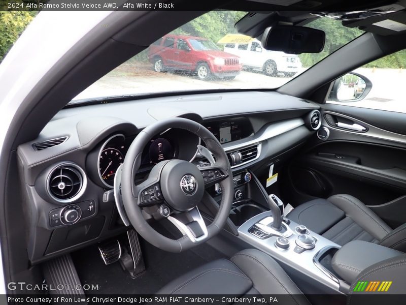 Dashboard of 2024 Stelvio Veloce AWD