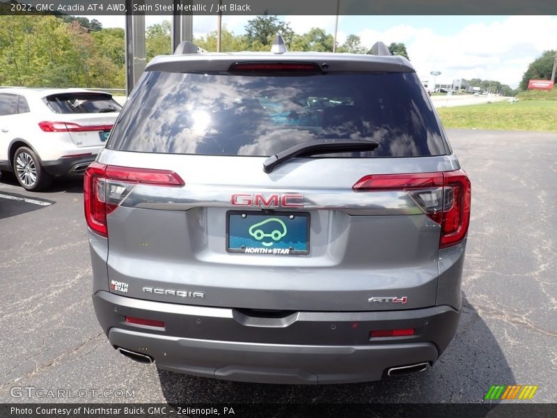 Satin Steel Metallic / Jet Black 2022 GMC Acadia AT4 AWD