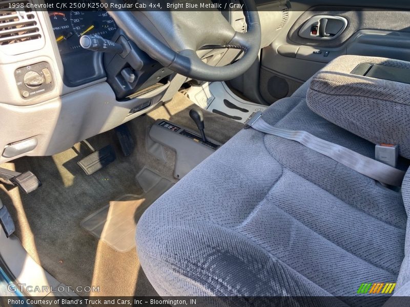 Bright Blue Metallic / Gray 1998 Chevrolet C/K 2500 K2500 Regular Cab 4x4