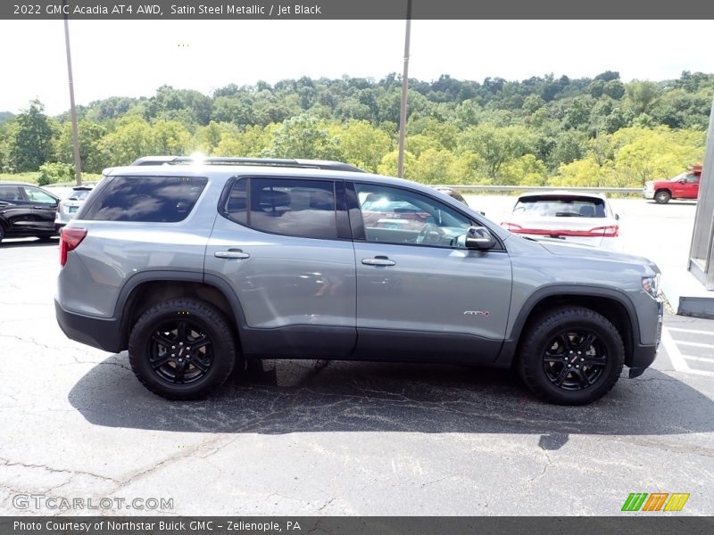 Satin Steel Metallic / Jet Black 2022 GMC Acadia AT4 AWD