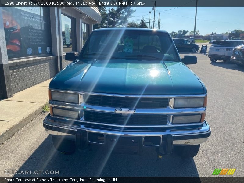 Bright Blue Metallic / Gray 1998 Chevrolet C/K 2500 K2500 Regular Cab 4x4