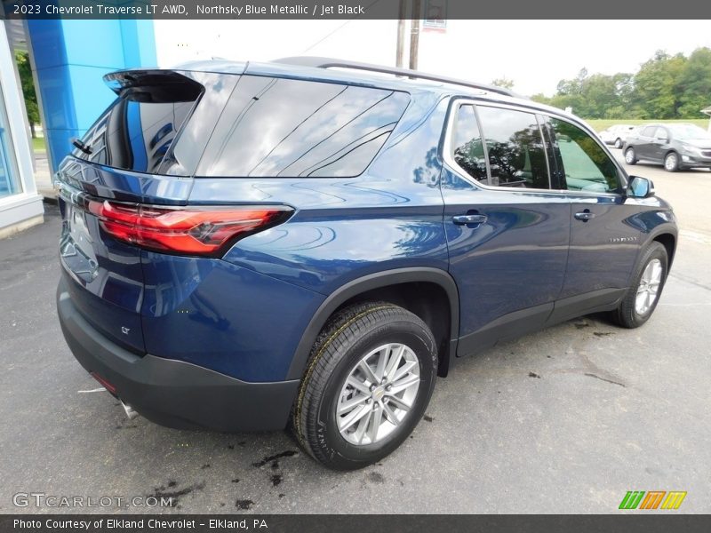 Northsky Blue Metallic / Jet Black 2023 Chevrolet Traverse LT AWD
