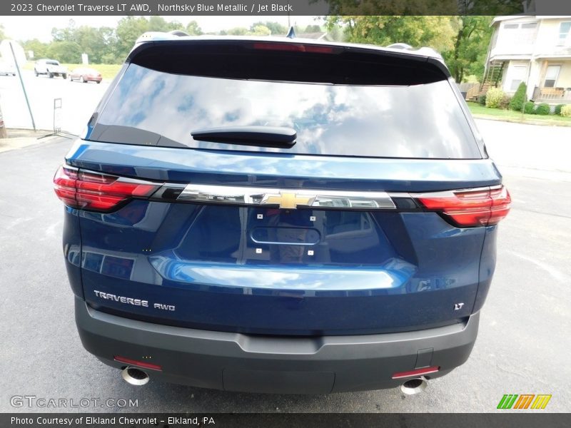 Northsky Blue Metallic / Jet Black 2023 Chevrolet Traverse LT AWD