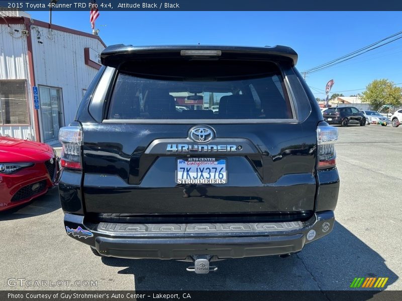 Attitude Black / Black 2015 Toyota 4Runner TRD Pro 4x4