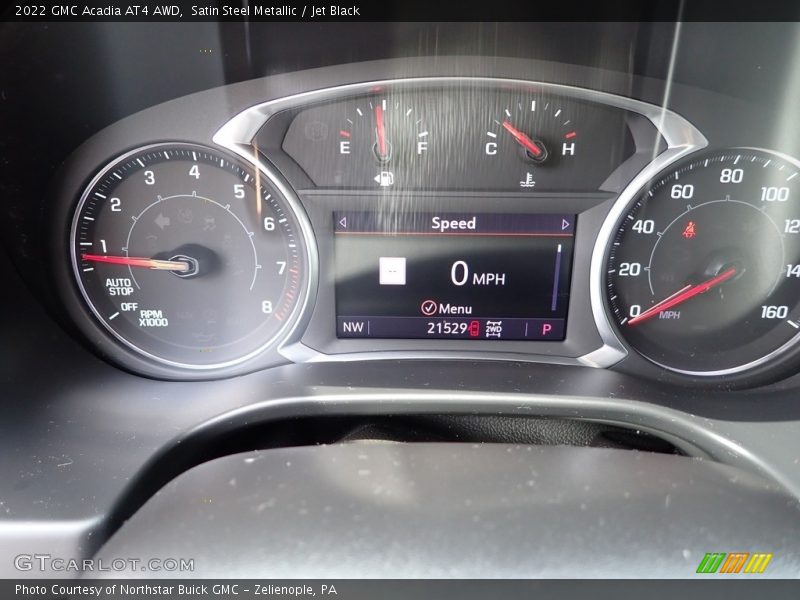 Satin Steel Metallic / Jet Black 2022 GMC Acadia AT4 AWD
