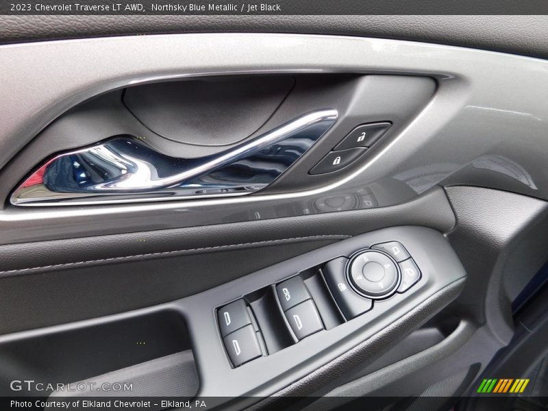 Northsky Blue Metallic / Jet Black 2023 Chevrolet Traverse LT AWD