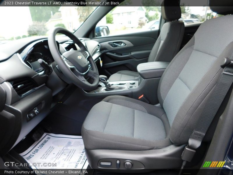 Northsky Blue Metallic / Jet Black 2023 Chevrolet Traverse LT AWD