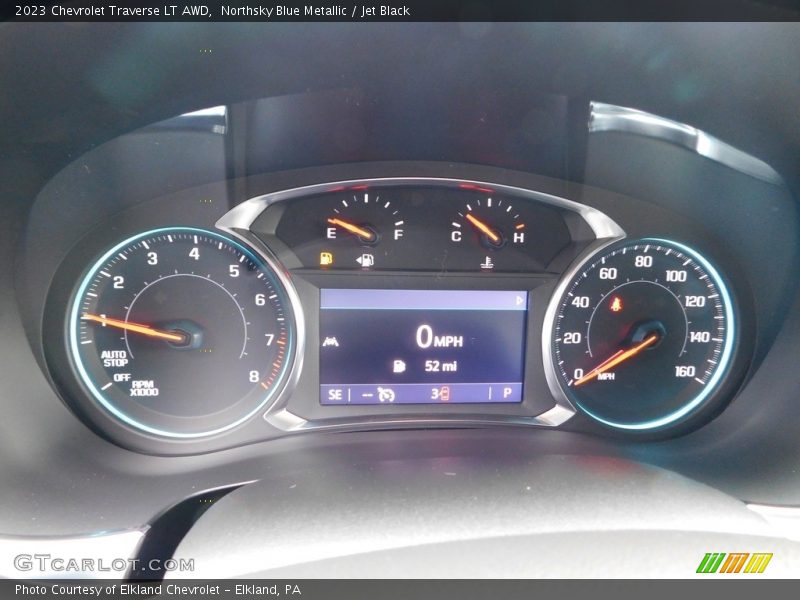 Northsky Blue Metallic / Jet Black 2023 Chevrolet Traverse LT AWD
