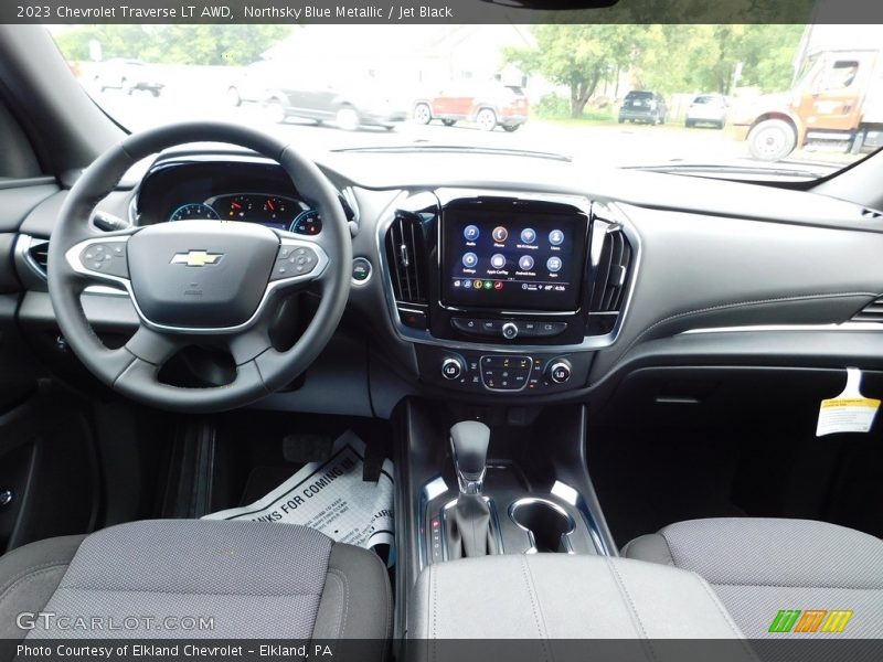Northsky Blue Metallic / Jet Black 2023 Chevrolet Traverse LT AWD