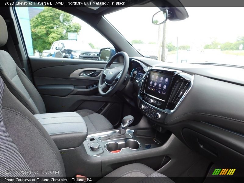 Northsky Blue Metallic / Jet Black 2023 Chevrolet Traverse LT AWD