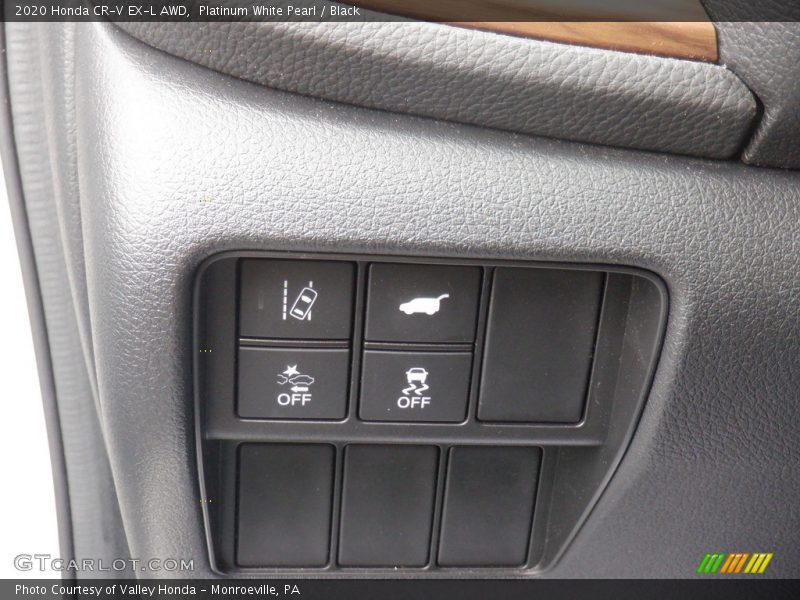 Platinum White Pearl / Black 2020 Honda CR-V EX-L AWD