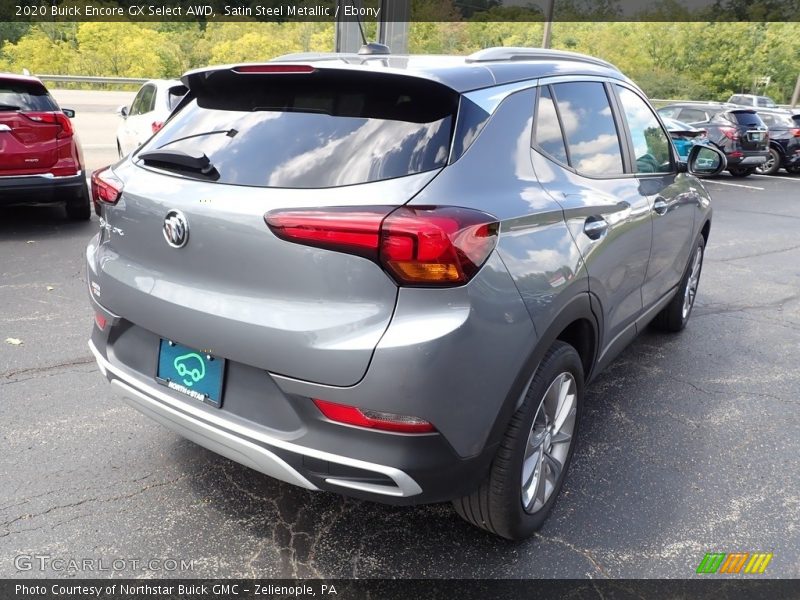 Satin Steel Metallic / Ebony 2020 Buick Encore GX Select AWD