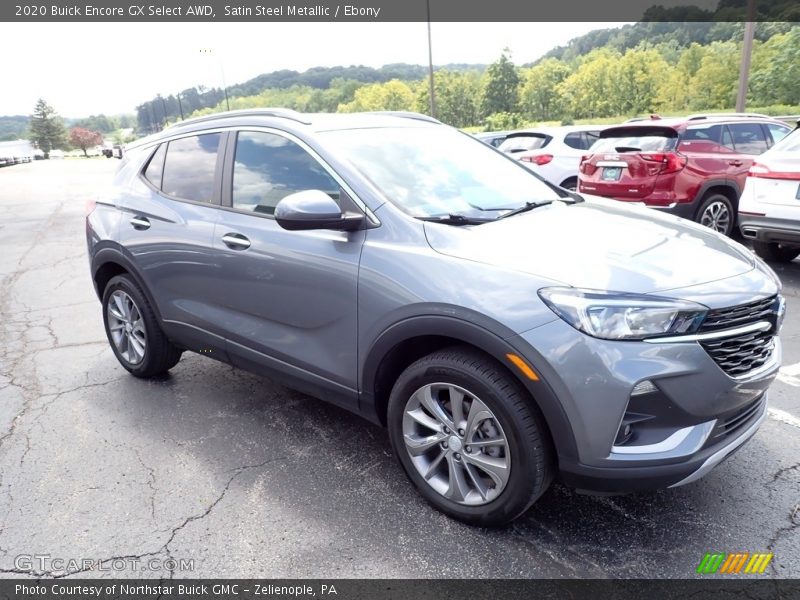 Satin Steel Metallic / Ebony 2020 Buick Encore GX Select AWD