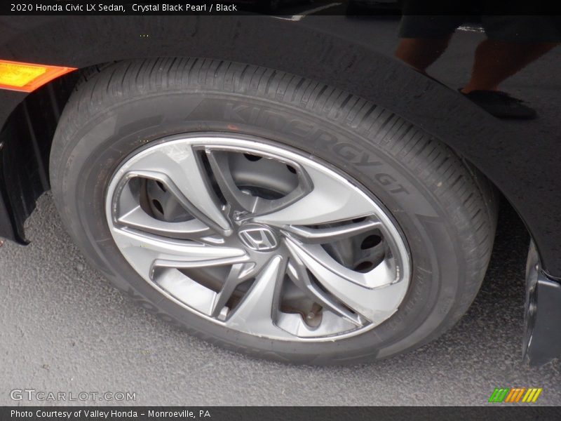 Crystal Black Pearl / Black 2020 Honda Civic LX Sedan