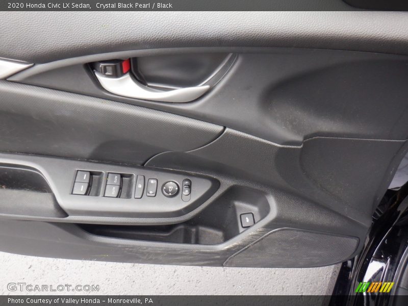 Crystal Black Pearl / Black 2020 Honda Civic LX Sedan