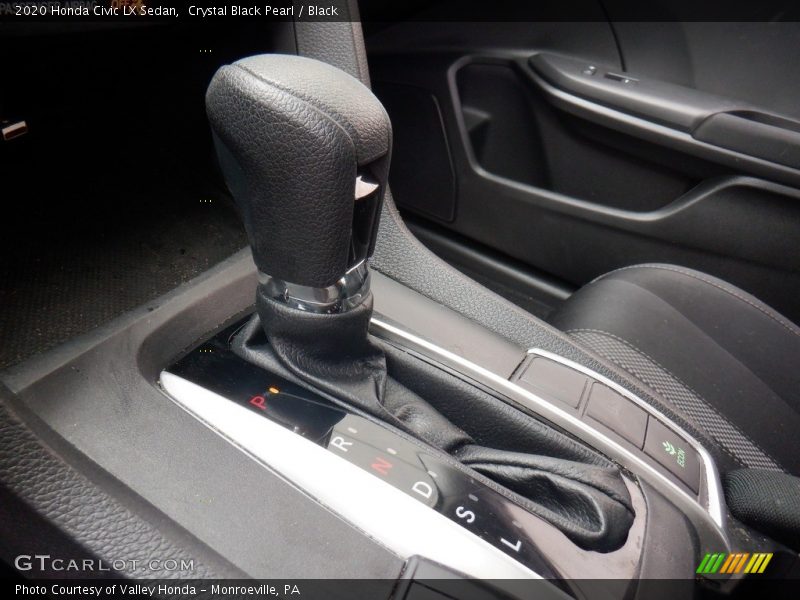 Crystal Black Pearl / Black 2020 Honda Civic LX Sedan