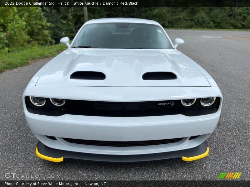 White Knuckle / Demonic Red/Black 2023 Dodge Challenger SRT Hellcat