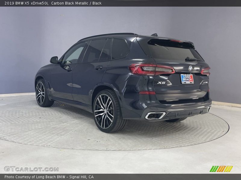Carbon Black Metallic / Black 2019 BMW X5 xDrive50i