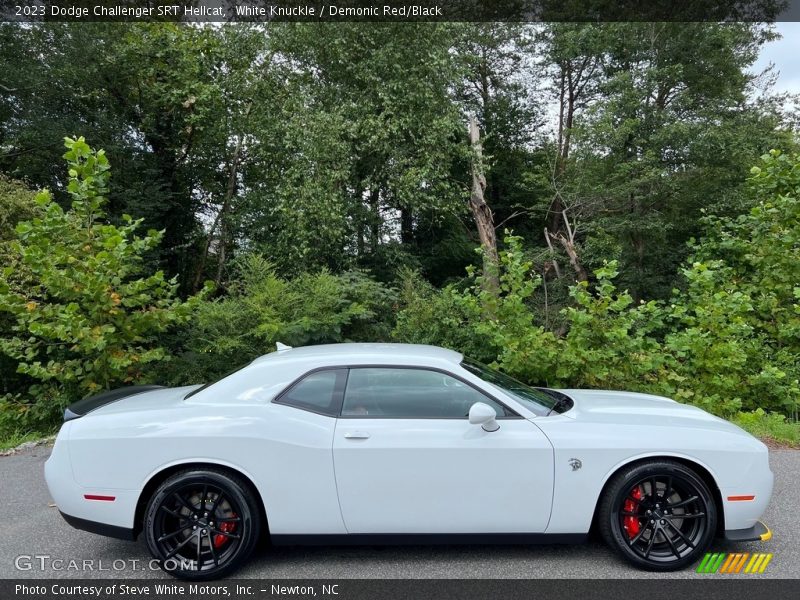 White Knuckle / Demonic Red/Black 2023 Dodge Challenger SRT Hellcat
