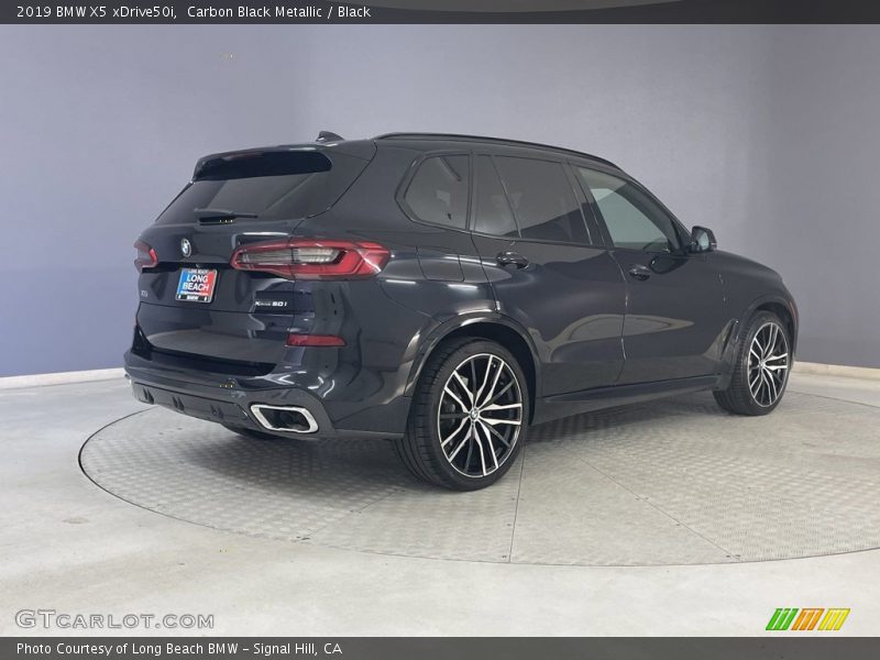 Carbon Black Metallic / Black 2019 BMW X5 xDrive50i