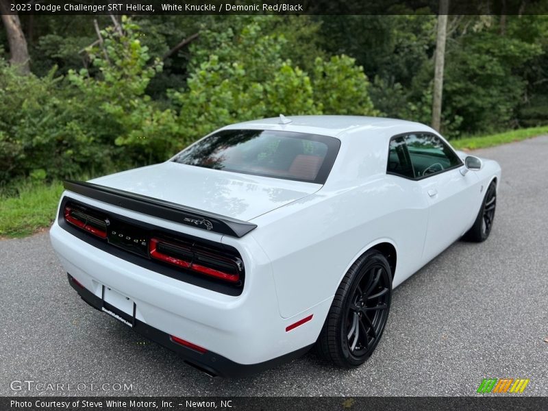 White Knuckle / Demonic Red/Black 2023 Dodge Challenger SRT Hellcat