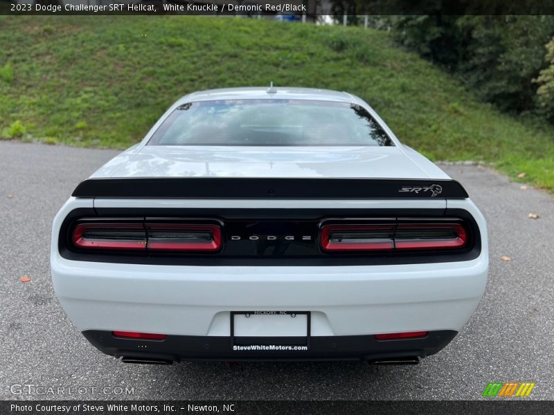 White Knuckle / Demonic Red/Black 2023 Dodge Challenger SRT Hellcat