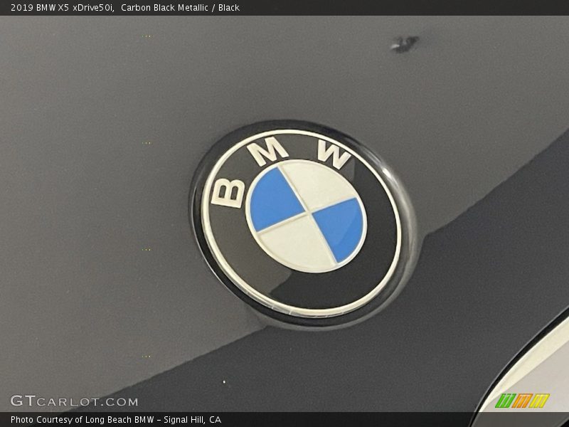 Carbon Black Metallic / Black 2019 BMW X5 xDrive50i