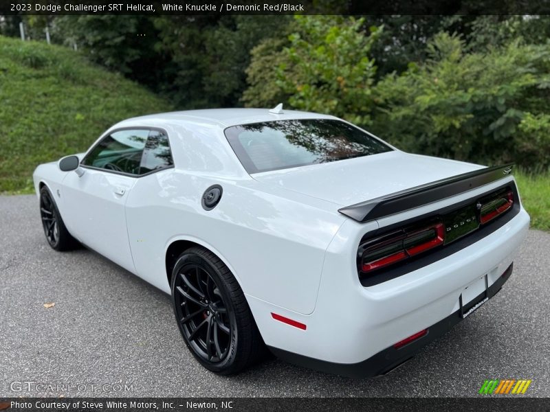 White Knuckle / Demonic Red/Black 2023 Dodge Challenger SRT Hellcat