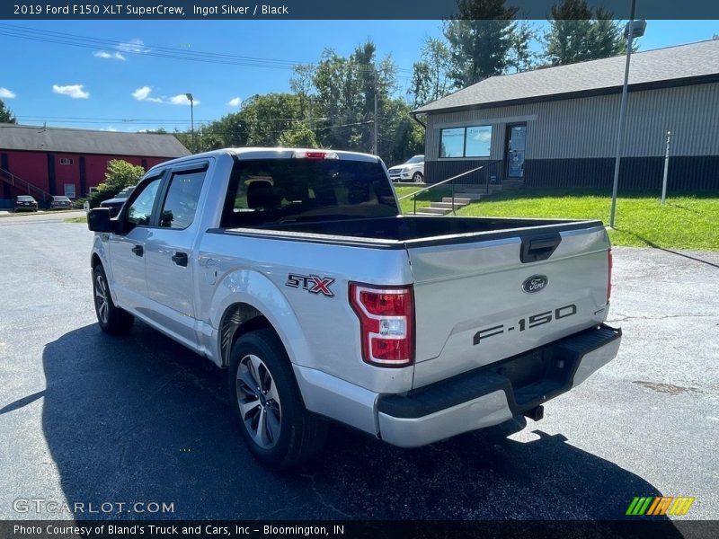 Ingot Silver / Black 2019 Ford F150 XLT SuperCrew