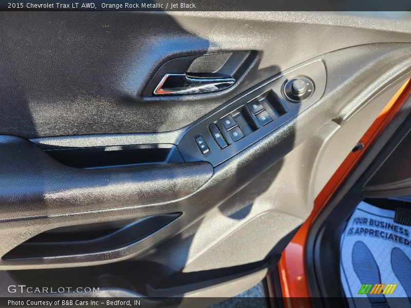 Orange Rock Metallic / Jet Black 2015 Chevrolet Trax LT AWD