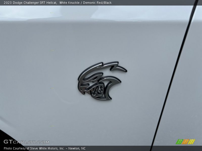 White Knuckle / Demonic Red/Black 2023 Dodge Challenger SRT Hellcat